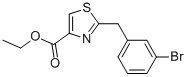 2-[(3-Bromophenyl)methyl]-4-thiazolecarboxylic acid ethyl ester Structure,954241-25-9Structure