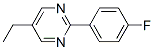 Pyrimidine, 5-ethyl-2-(4-fluorophenyl)- (9ci) Structure,95495-01-5Structure