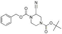 1-Benzyl 4-tert-butyl 2-cyanopiperazine-1,4-dicarboxylate Structure,955016-62-3Structure