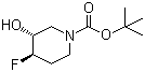 Trans-tert-Butyl4-fluoro-3-hydroxypiperidine-1-carboxylate Structure,955028-82-7Structure