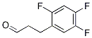 3-(2,4,5-三氟苯基)丙醛結(jié)構(gòu)式_955403-59-5結(jié)構(gòu)式