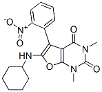 6-(環(huán)己基氨基)-1,3-二甲基-5-(2-硝基苯基)-呋喃并[2,3-d]嘧啶-2,4(1h,3h)-二酮結(jié)構(gòu)式_955428-72-5結(jié)構(gòu)式