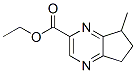 1-Propanone,1-(6,7-dihydro-7-methyl-5h-cyclopentapyrazin-2-yl)-(9ci) Structure,95576-07-1Structure