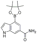 4-(4,4,5,5-Tetramethyl-1,3,2-dioxaborolan-2-yl)-1h-indole-6-carboxamide Structure,955978-86-6Structure