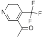 1-[4-(Trifluoromethyl)-3-pyridinyl]ethanone Structure,955997-27-0Structure