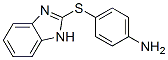 4-(1H-benzimidazol-2-ylthio)aniline Structure,956-13-8Structure