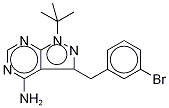 4-Amino-1-tert-butyl-3-(3-bromobenzyl)pyrazolo[3,4-d]pyrimidine Structure,956025-99-3Structure