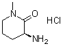 (S)-3-氨基-1-甲基哌啶-2-酮鹽酸鹽結(jié)構(gòu)式_956109-56-1結(jié)構(gòu)式