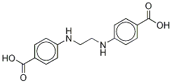 4,4’-(Ethylenediimino)dibenzoic acid Structure,95627-01-3Structure