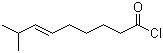 Trans-8-methyl-6-nonenoyl chloride Structure,95636-02-5Structure