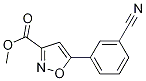 5-(3-Cyanophenyl)-3-isoxazolecarboxylic acid methyl ester Structure,956360-06-8Structure