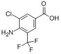 4-Amino-3-chloro-5-(trifluoromethyl)benzoic acid Structure,95656-52-3Structure