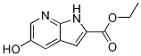 1H-pyrrolo[2,3-b]pyridine-2-carboxylic acid, 5-hydroxy-, ethyl ester Structure,956904-18-0Structure