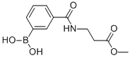 3-[(3-Methoxy-3-oxopropyl)carbamoyl]benzeneboronic acid Structure,957034-72-9Structure