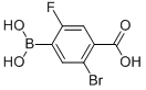 5-Bromo-4-carboxy-2-fluorophenylboronic acid Structure,957034-89-8Structure