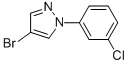 4-Bromo-1-(3-chlorophenyl)-1H-pyrazole Structure,957034-94-5Structure