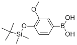 4-(Tert-Butyldimethylsilyloxy)-3-methoxyphenylboronic acid Structure,957060-93-4Structure