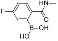 N-methyl 2-borono-4-fluorobenzamide Structure,957062-96-3Structure