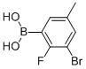 3-Bromo-2-fluoro-5-methylphenylboronic acid Structure,957066-00-1Structure