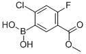 2-Chloro-4-fluoro-5-(methoxycarbonyl)phenylboronic acid Structure,957066-03-4Structure