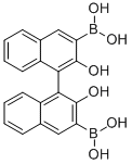 (S)-2,2-二羥基-1,1-聯(lián)萘-3,3-二硼酸結(jié)構(gòu)式_957111-27-2結(jié)構(gòu)式