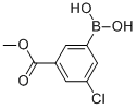 3-Chloro-5-(methoxycarbonyl)phenylboronic acid Structure,957120-26-2Structure