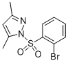 1-(2-Bromophenylsulfonyl)-3,5-dimethyl-1H-pyrazole Structure,957120-77-3Structure