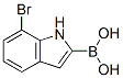 Boronic acid, B-(7-bromo-1H-indol-2-yl)- Structure,957120-89-7Structure