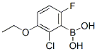 2-Chloro-3-ethoxy-6-fluorophenylboronic acid Structure,957120-93-3Structure