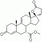 (7a,17a)-17-Hydroxy-3-oxo-pregna-4,9(11)-diene-7,21-dicarboxylicacid g-lactone methyl ester Structure,95716-70-4Structure