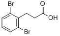 3-(2,6-Dibromophenyl)propanoic acid Structure,957211-37-9Structure