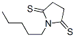 2,5-Pyrrolidinedithione, 1-pentyl- Structure,95765-52-9Structure