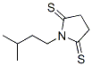 2,5-Pyrrolidinedithione, 1-(3-methylbutyl)- Structure,95765-54-1Structure