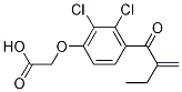 2-Desmethylene-2-chloromethyl ethacrynic acid Structure,95772-54-6Structure