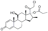 21-Chloro-16beta-methyl-17-(1-oxopropoxy)pregna-1,4-diene-3,20-dione Structure,95796-50-2Structure