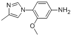 3-Methoxy-4-(4-methyl-1h-imidazol-1-yl)benzenamine Structure,958245-18-6Structure