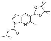 1-N-boc-6-methyl-1h-pyrrolo[2,3-b]pyridine-5-boronic acid pinacol ester Structure,958358-04-8Structure