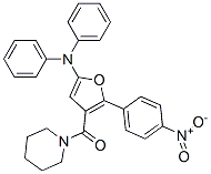 Methanone, [5-(diphenylamino)-2-(4-nitrophenyl)-3-furanyl]-1-piperidinyl- Structure,959042-37-6Structure