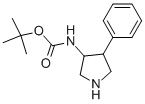 Tert-butyl 4-phenylpyrrolidin-3-ylcarbamate Structure,959236-29-4Structure