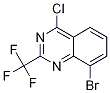 8-Bromo-4-chloro-2-(trifluoromethyl)quinazoline Structure,959238-23-4Structure