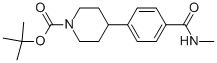 1-N-boc-4-(4-methylcarbamoylphenyl)piperidine Structure,959246-54-9Structure