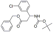 3-N-boc-amino-3-(3-chlorophenyl)propionic acid benzyl ester Structure,959246-58-3Structure