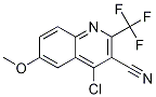 4-Chloro-6-methoxy-2-(trifluoromethyl)quinoline-3-carbonitrile Structure,959271-96-6Structure