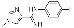 N-(4-fluorophenyl)-1-methyl-1h-imidazole-4-carboximidamide Structure,959604-70-7Structure