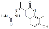 Hydrazinecarboxamide, 2-[1-(7-hydroxy-8-methyl-2-oxo-2h-1-benzopyran-3-yl)ethylidene]- Structure,959985-69-4Structure