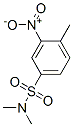 Benzenesulfonamide,n,n,4-trimethyl-3-nitro- Structure,96-57-1Structure