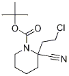 Tert-butyl 2-(2-chloroethyl)-2-cyanopiperidine-1-carboxylate Structure,960294-15-9Structure