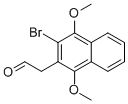 (3-Bromo-1,4-dimethoxy-naphthalen-2-yl)-acetaldehyde Structure,960607-56-1Structure