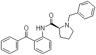 (S)-2- [N-(N-芐基脯氨酰)氨基]二苯甲酮結(jié)構(gòu)式_96293-17-3結(jié)構(gòu)式