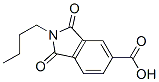 2-Butyl-1,3-dioxo-2,3-dihydro-1H-isoindole-5-carboxylic acid Structure,96296-39-8Structure